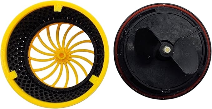Anemone Guard Nem Guard Direct Replacment for EcoTech Marine VorTech MP10 & MP40 (MP40, Fluorescent Yellow-Black-Fluorescent Yellow (Tri-Color))