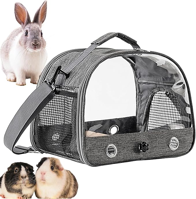 Bird Travel Cage - 33x24x26cm Small Parrot Bird Travel Cage, Lightweight Backpack for Parrot with Shoulder Strap | Portable Small Animal Carrier | Portable Birds Backpack for Budgies, Parakeets, Gent