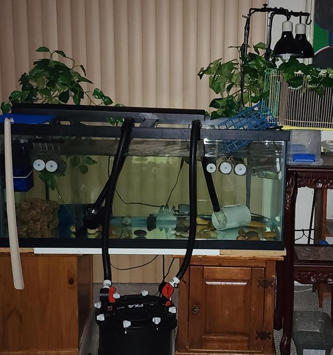 Aquarium Decor Plastic Plants Suction Cups 2 Large 1 Medium Bottles Turtles Pets Platforms Earrings Handmade