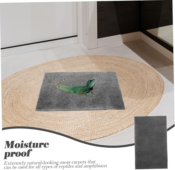 Happyyami 2pcs Reptile Terrarium Tank Snake Lizard Frog Tortoise Snake Bedding Pad