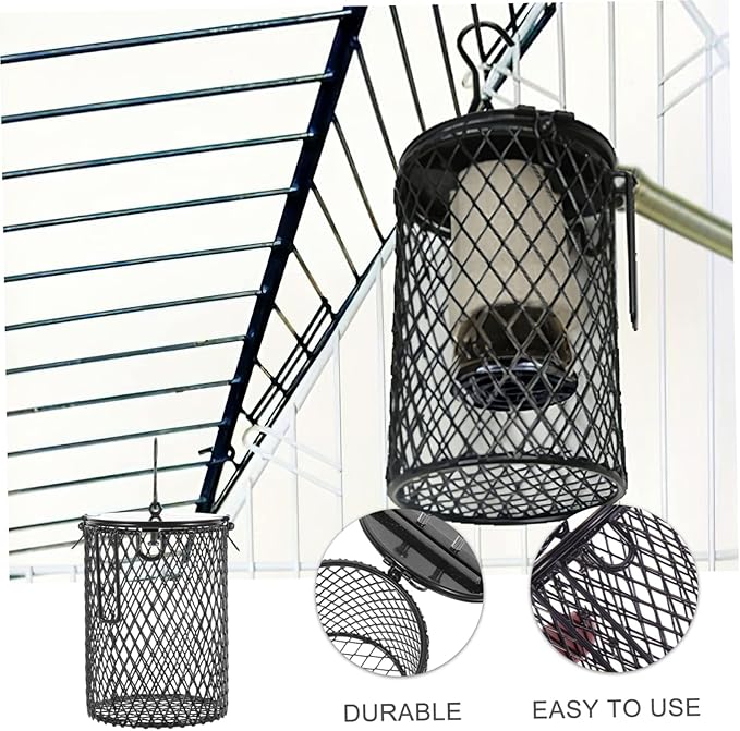 YARNOW Reptile Basking Lamp Cover Heat Lamp Shade Reptile Under Tank Heating Pad