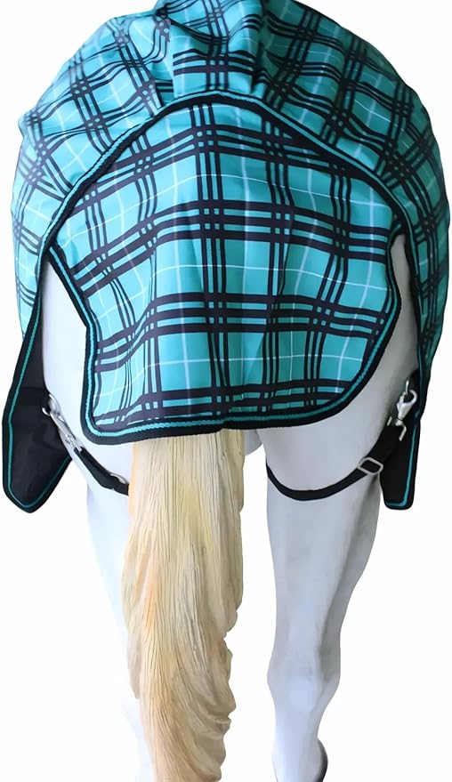60" 1200D Turnout Waterproof Rain Horse Sheet Light Winter Blanket 389B