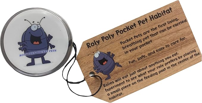 Pocket Pet Habitat Including Exotic Roly Poly Voucher (Pocket Habitat with 5 Classic Rolies)