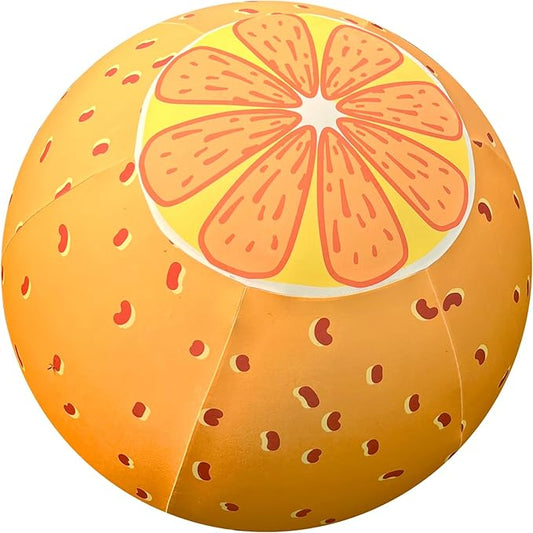 40 Inch Horse Ball Cover ，Ball Cover for Horses,High-Strength Fabric,Orange Pattern