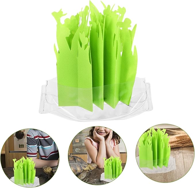 COLLBATH Reptile Box Air Fresher Humidifier Artificial Plant Leaves Easy to Use
