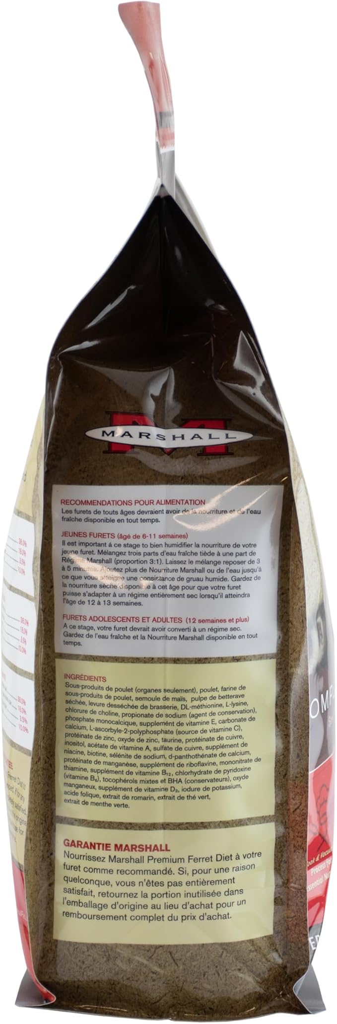 Marshall Premium Ferret Diet 4 Pound Food Bag Pellet