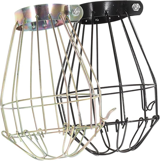POPETPOP Scald Mesh Cover for Reptile Heating Lamp Heat Shield for Climbing Pet Lighting Easy Installation Craft Lamp Protection Efficient Heat Dissipation