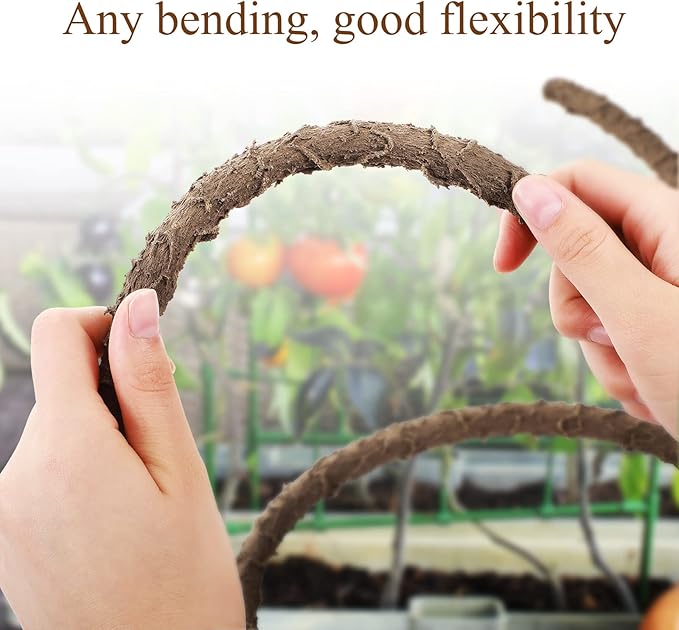 Canlierr 4 Pcs Reptile Vines, Flexible Bendable Jungle Climbing Vine Terrarium, Fake Plants for Reptiles, Artificial Leaves Terrarium Tank Pet Habitat Decor for Bearded Dragons, Lizard, Snake, Gecko