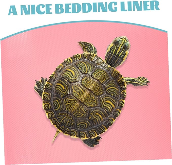 Luxshiny Reptile Terrarium Carpet Mat EVA Soft Substrate Liner for Snake Leopard Gecko Lizard Tortoise Breathable Non-Slip Bedding Reusable Cut-