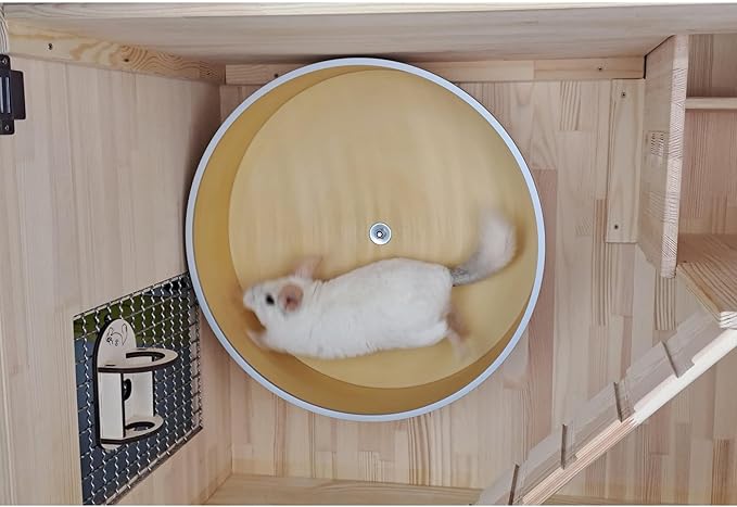 Exercise Wheel for Chinchila 16" Kiln-Dried Pine Wood