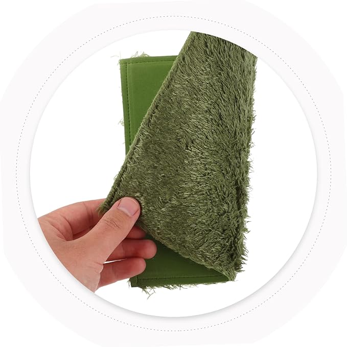 BESTonZON Reptile Carpet Terrarium Liner Mat for Lizards and Tortoises Reusable Substrate Bedding Moisture Retaining PET Supply Suitable for Amphibians and Reptiles