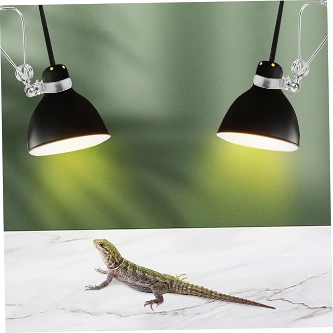 SUPVOX 6pcs Adjustable Reptile Dome Clamp Light Fixture for Heat Lamps Easy to Install and Clip Holder for Terrarium Lighting for Bearded Dragons and Lizards