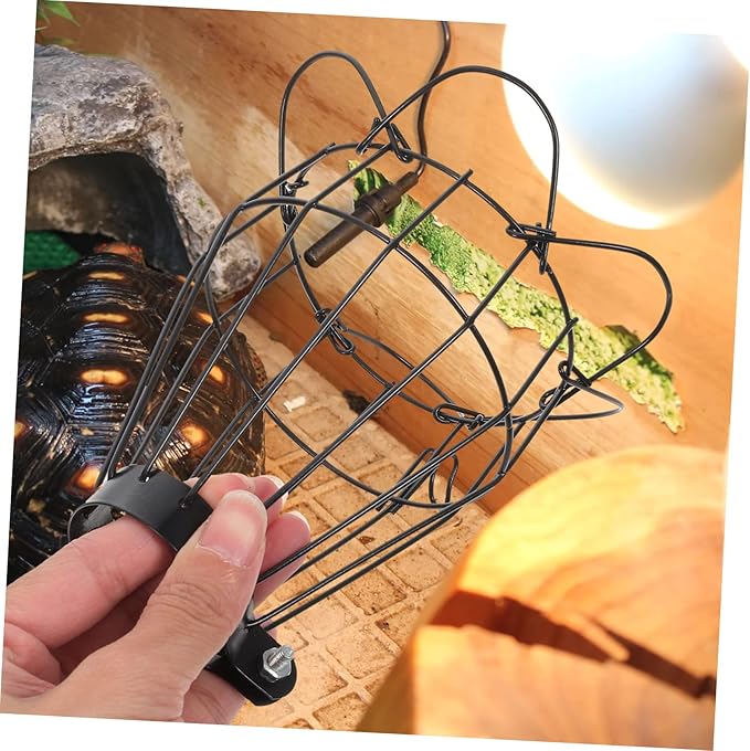 YARNOW 2pcs Box Reptile Heat Lamp Mesh Cover Craft Lamp Mesh -scalding Reptile Lampshade Heat for Cover