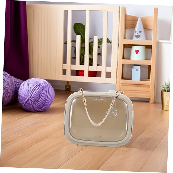 VANZACK Portable Small Bird Carrier Travel Cage with Breathable Mesh Panels for Parrots Canaries Lovebirds Lightweight Ventilated Clean Parrot Takeout Bag for Outdoor Trips and Traveling