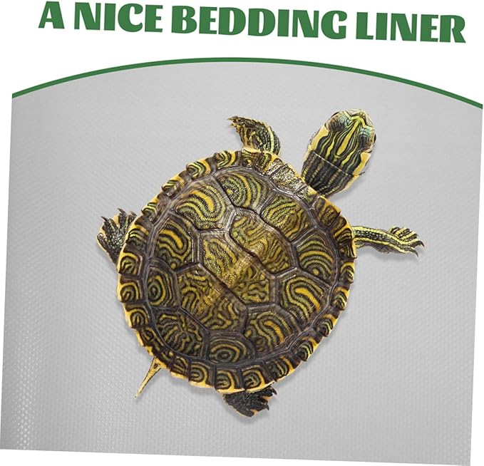 BESPORTBLE Reptile Carpet Mat for Bearded Dragons Snakes Lizards Tortoises Soft Terrarium Liner Easy to Clean Suitable for Reptile Tanks and Habitats