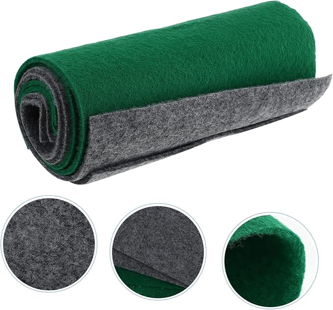 YARNOW 4pcs Reptile Carpet Liner Mat Absorbent Breathable Bedding for Lizard Snake Turtle Grey Substrate Mats Washable for Terrarium Use