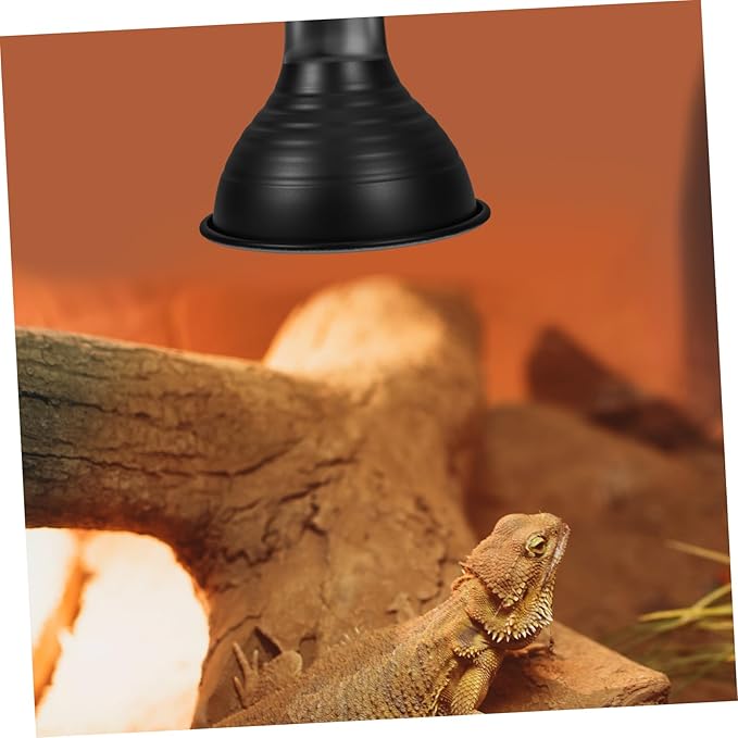 PRETYZOOM Dome Shaped Reptile Heat Lamp Cover UV Protection Reflector Shade for Reptile Habitat Suitable for Lizard and Snake Terrariums