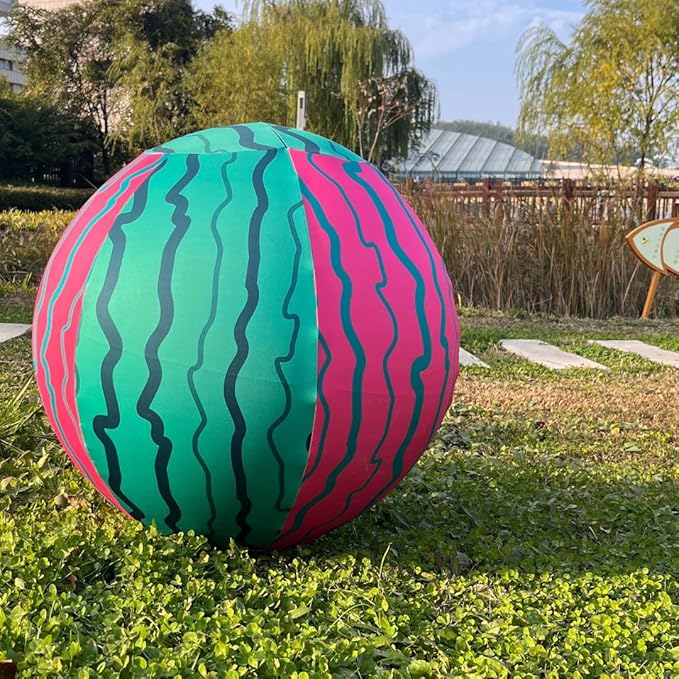 30 Inch Horse Ball Cover, Ball Cover for Horses, High-Strength Fabric,Watermelon Pattern