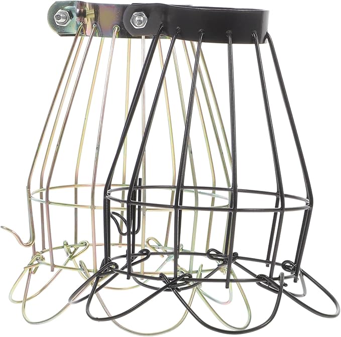 UPKOCH Reptile Scalding Lampshade Durable Mesh Cover for Heat Lamp Insulation Protects Reptiles from Burns Compatible Day Night Heating