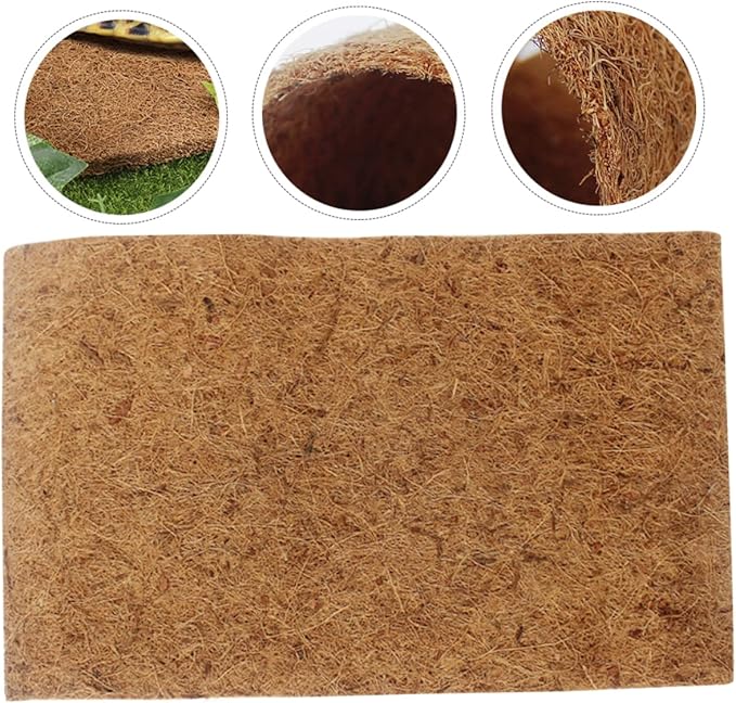 balacoo Reptile Carpet Mat Snake Bedding Liner Turtle Tank Carpet Lizard Bedding Bearded Dragon Tank Mat Reptile Cage Accessories