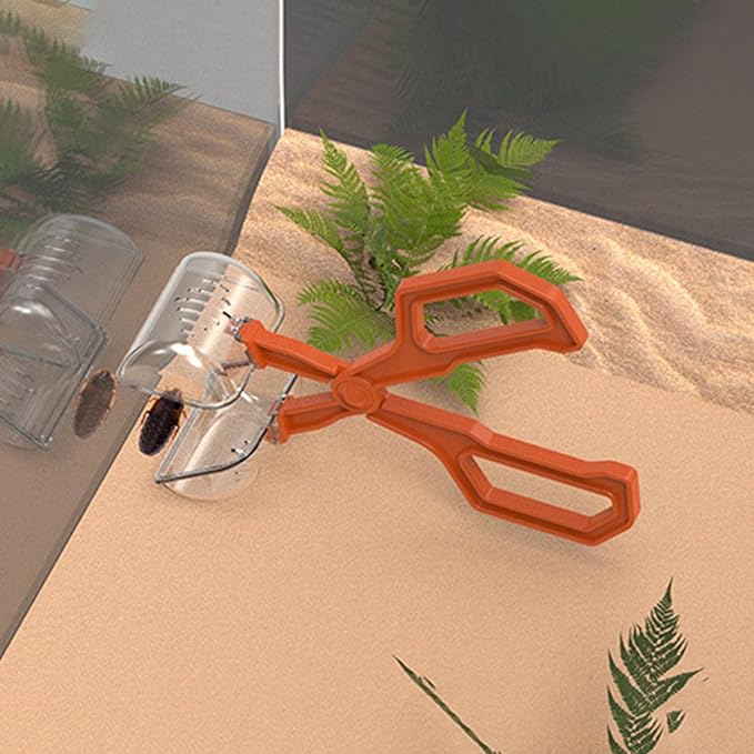 Multipurpose Feeding Tongs For Reptiles Care Clear Hygienic Comfort Handle Gentle Creature Captures Ergonomic Reptiles Enclosures
