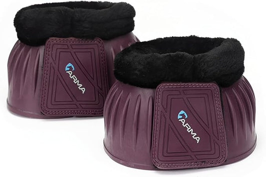 ARMA Fleece Trim Bell Boot (Black Cherry, Cob)