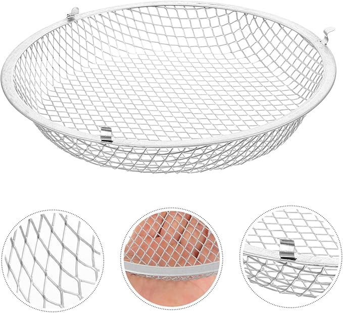 Reptile Scalding Lamp Mesh Cover 8.5 Inch Heat Lamp Shade for Reptile Tanks Insulated Lampshade Accessory Protective Design