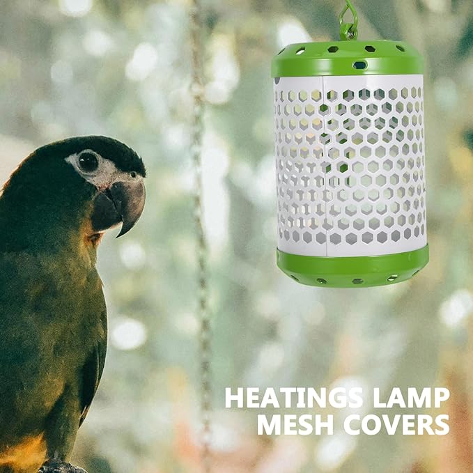Abaodam Reptile Heat Lamp Fixture Adjustable Mesh for Lizard Snake Turtle and Safety Terrariums Easy to Install and Versatile Heating