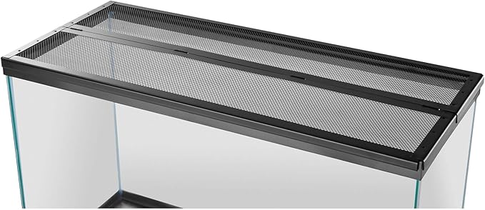 Zilla Screen Cover with Center Hinge for Reptiles, 24" x 12"