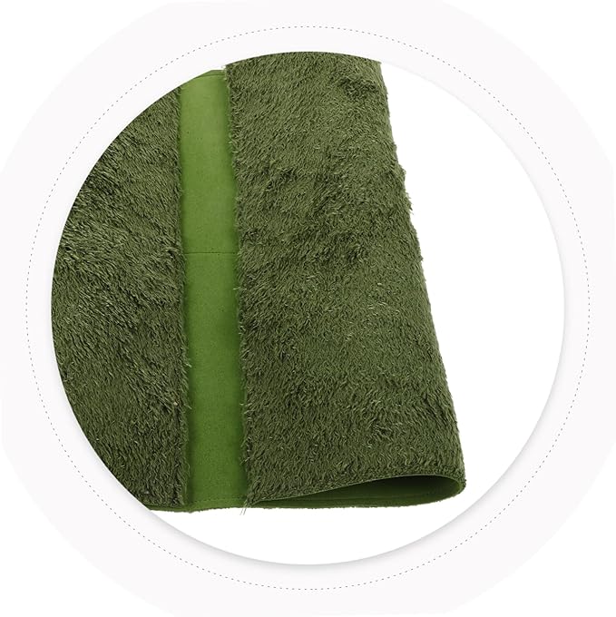 Reptile Carpet Mat for Tortoise and Amphibians Moisture Retaining Substrate Liner for Terrarium Easy to Clean Faux Grass Bedding