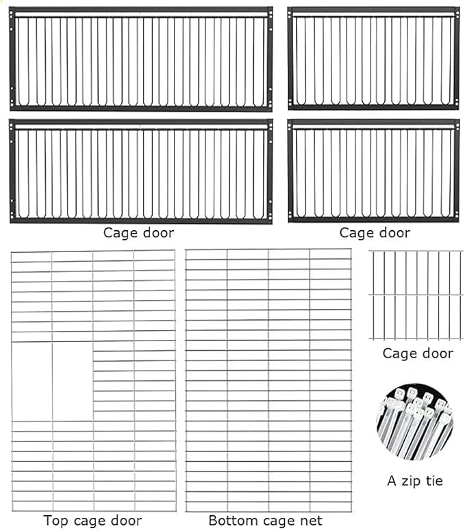 Carrier Pigeon Cage Pigeon Bird Trap Cage One-Way Entrance Trapping U-Trap Door for Quail Doves(Black,70 * 40cm)