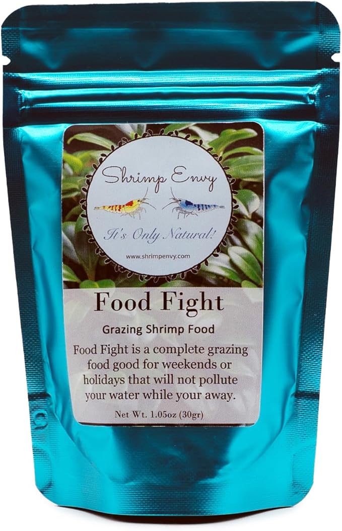 Shrimp Food Fight by ShrimpEnvy - Natural Food for Shrimp Fish Snail Crab Growth Breeding (30g)