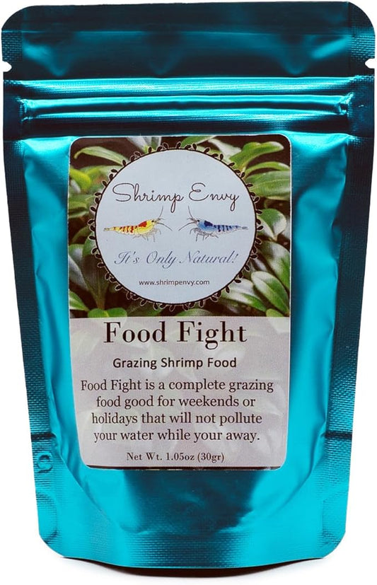 Shrimp Food Fight by ShrimpEnvy - Natural Food for Shrimp Fish Snail Crab Growth Breeding (30g)