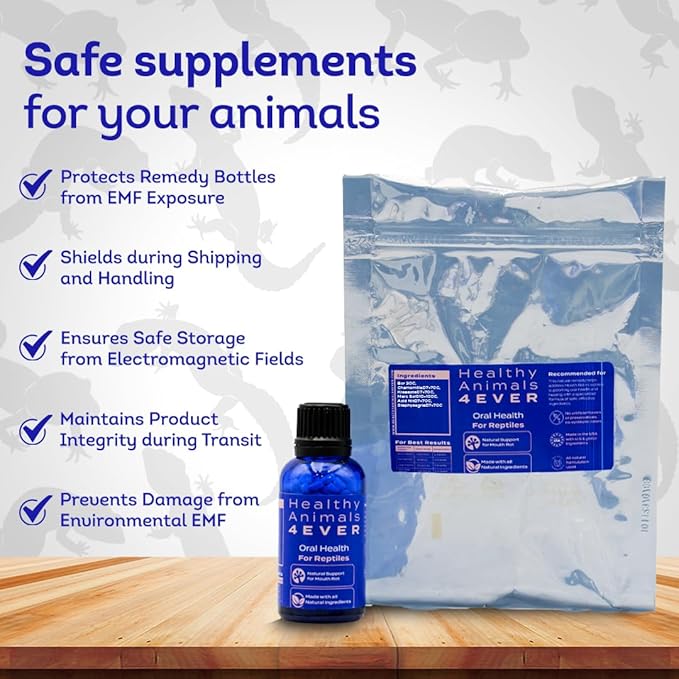 HealthyAnimals4Ever HA4E - Reptile Oral Health Support - Natural Mouth Rot Relief & Oral Hygiene Formula - Supports Gum Health, Comfort & Healing - 300 Tablets