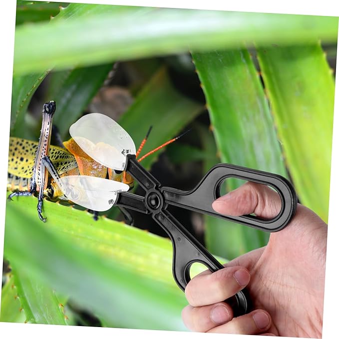 LIOOBO 3pcs Plastic Reptile Clip Insect Breeding Tool Reptile Feeding Cleaning Supplies