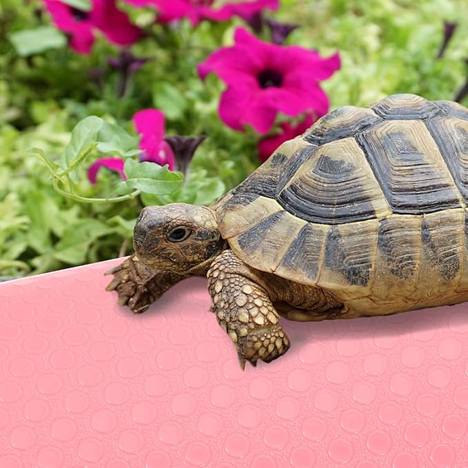 POPETPOP Reptile Carpet Pad for Terrarium Soft Substrate Mat for Bearded Dragons Snakes Lizards and Tortoises Easy to Clean Comfortable Bedding for Reptile Habitat