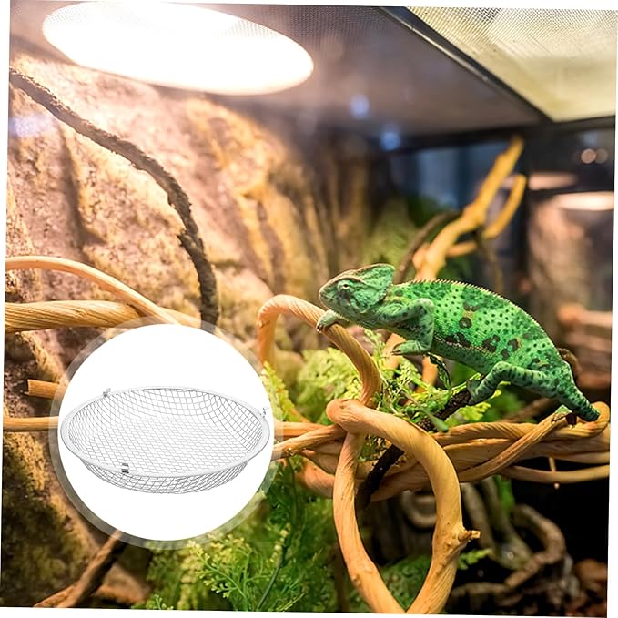 Heat Lamp for Reptiles Insulation Reptile Box Lampshade -scalding Mesh c
