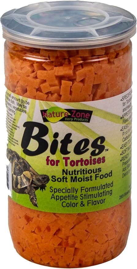 Nature Zone Snz54661 Melon Flavored Total Bites Soft Moist Food For Tortoise, 9-Ounce