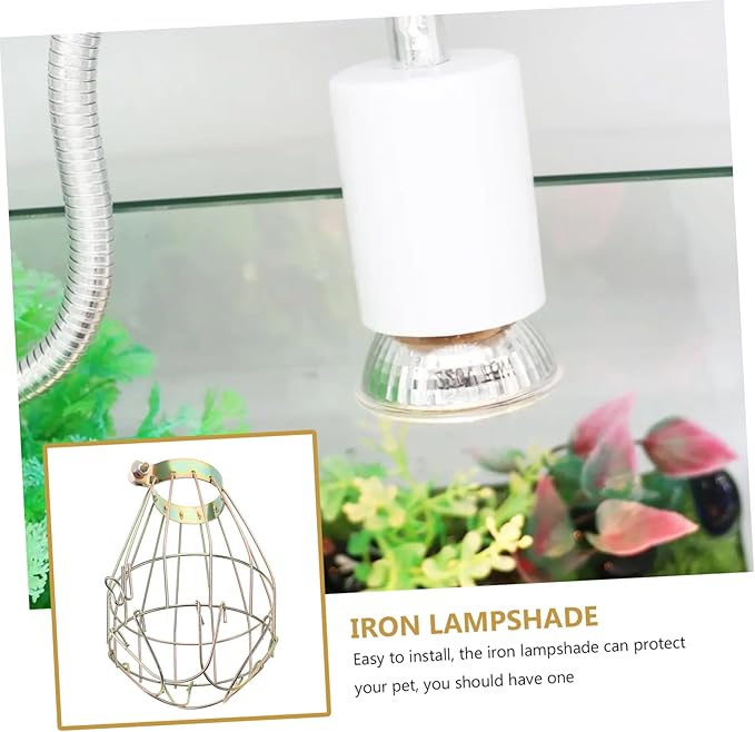 BESPORTBLE 4pcs Box Heat Lamp Shade for Reptiles Reptile Lampshade Protector Safe and Light Material