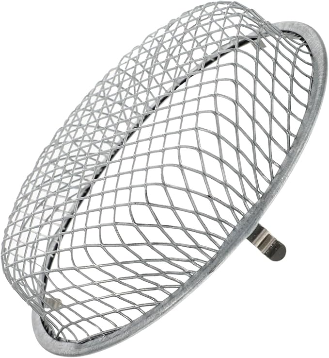 Happyyami Reptile Heating Lamp Shade Mesh Cover Insulation for Lizard Snake Terrariums Easy to Install Scald Prevention Sturdy Design for Pet Safety