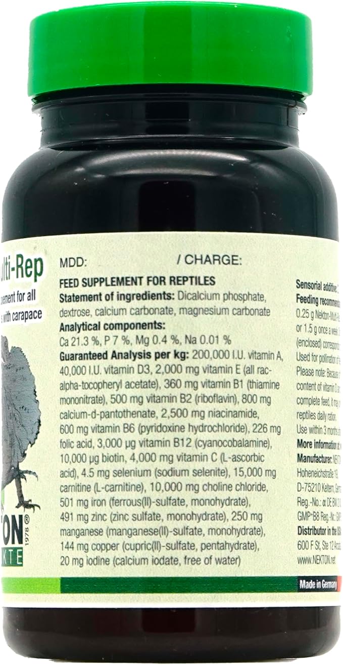 Nekton Multi-Rep Vitamins and Minerals for All Reptiles 75g / 2.55oz