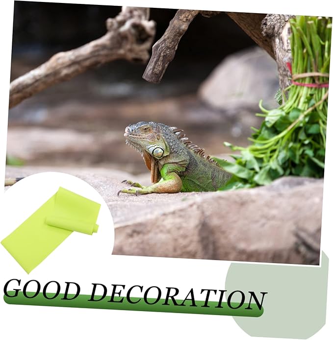2pcs Reptile Tank Lizard Accessories Mat Substrate Liner for Bearded Dragon Reptile Carpet Mat for 10 Gallon Terrarium