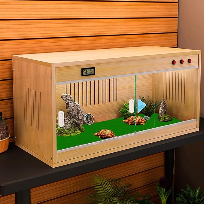 Reptile Carpet Terrarium Liner Bedding Substrate Sand Mat for Cage Lizard Bearded Dragon Gecko Snake Tortoise 48" x 18" (Green)