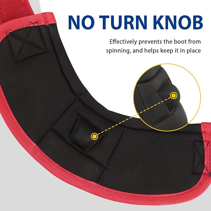 Harrison Howard Horse Bell Boots Overreach Bell Boots No-Turn Bell Boots for Horse-Durable Protective Hoof Boot