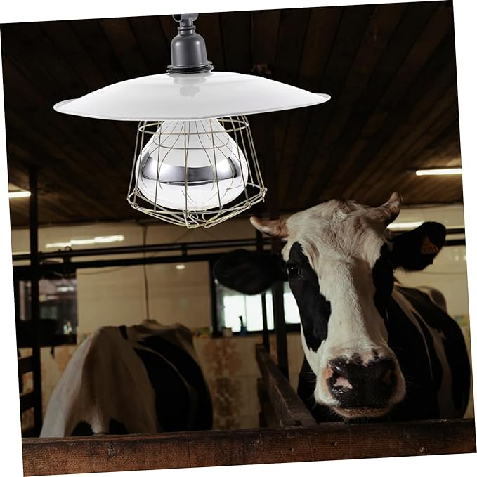 KESYOO Livestock Heat Lamp for Pigs and Poultry Efficient Heating Uniform Temperature Distribution Warm Lighting for Animals for Brooders and