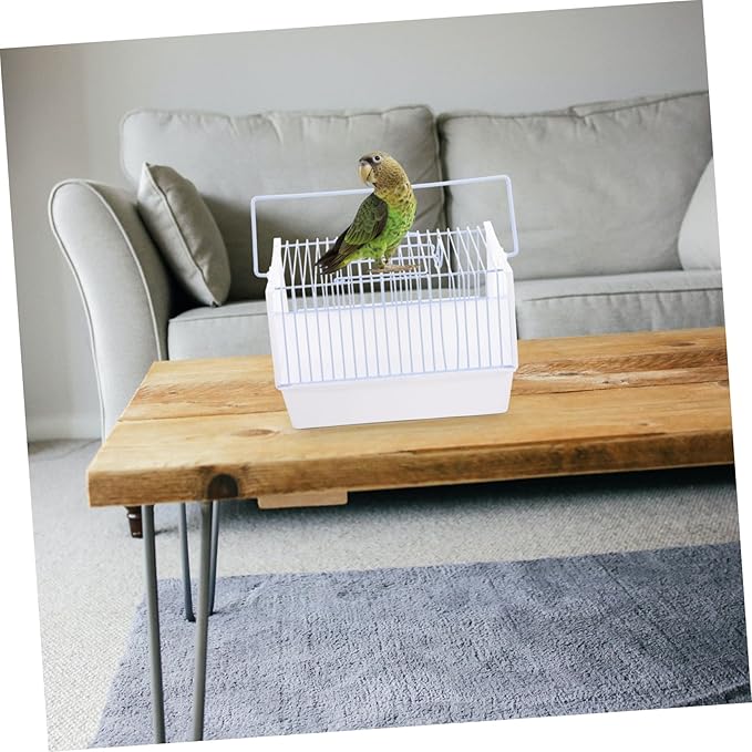 BESPORTBLE 1set Portable Bird Travel Cage Lightweight Parrot Carrier for Hiking Camping and Outdoor Activities Compact Design for Safe Bird Transport