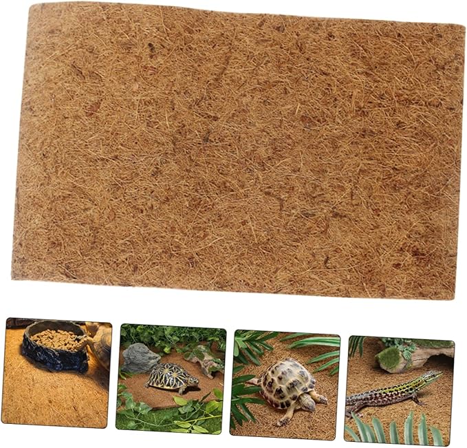 SUPVOX Leopard Gecko Accessories Pet Terrarium Liner Reptile Bedding Carpet Substrate for Reptile Tank