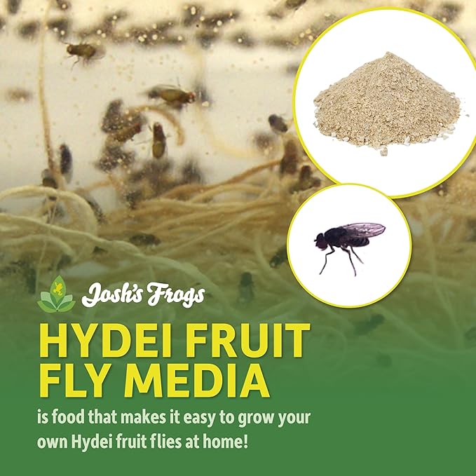 Josh's Frogs The Best HYDEI Fruit Fly Food Media (1.5 lbs/1.35 Quarts - Makes 10 Fruit Fly Cultures)
