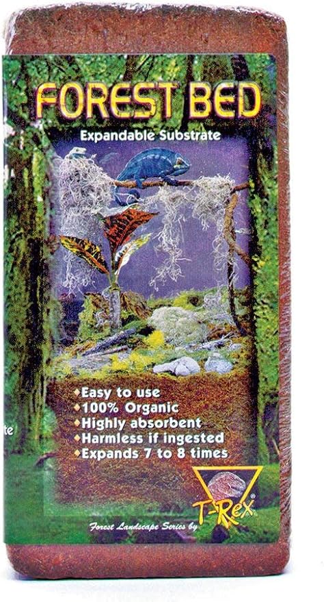 T-Rex Reptile Terrarium Substrate Bedding- Forest Bed - Brick (1 Brick)