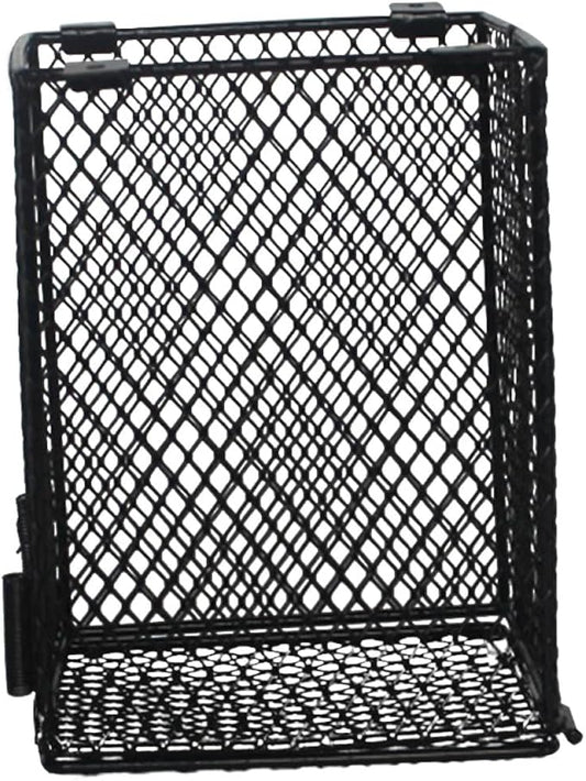 Hemoton Reptile Scald Lamp Shade PET Heating Lamp Guard for Reptiles and Poultry Sturdy Black Design Suitable for Terrariums
